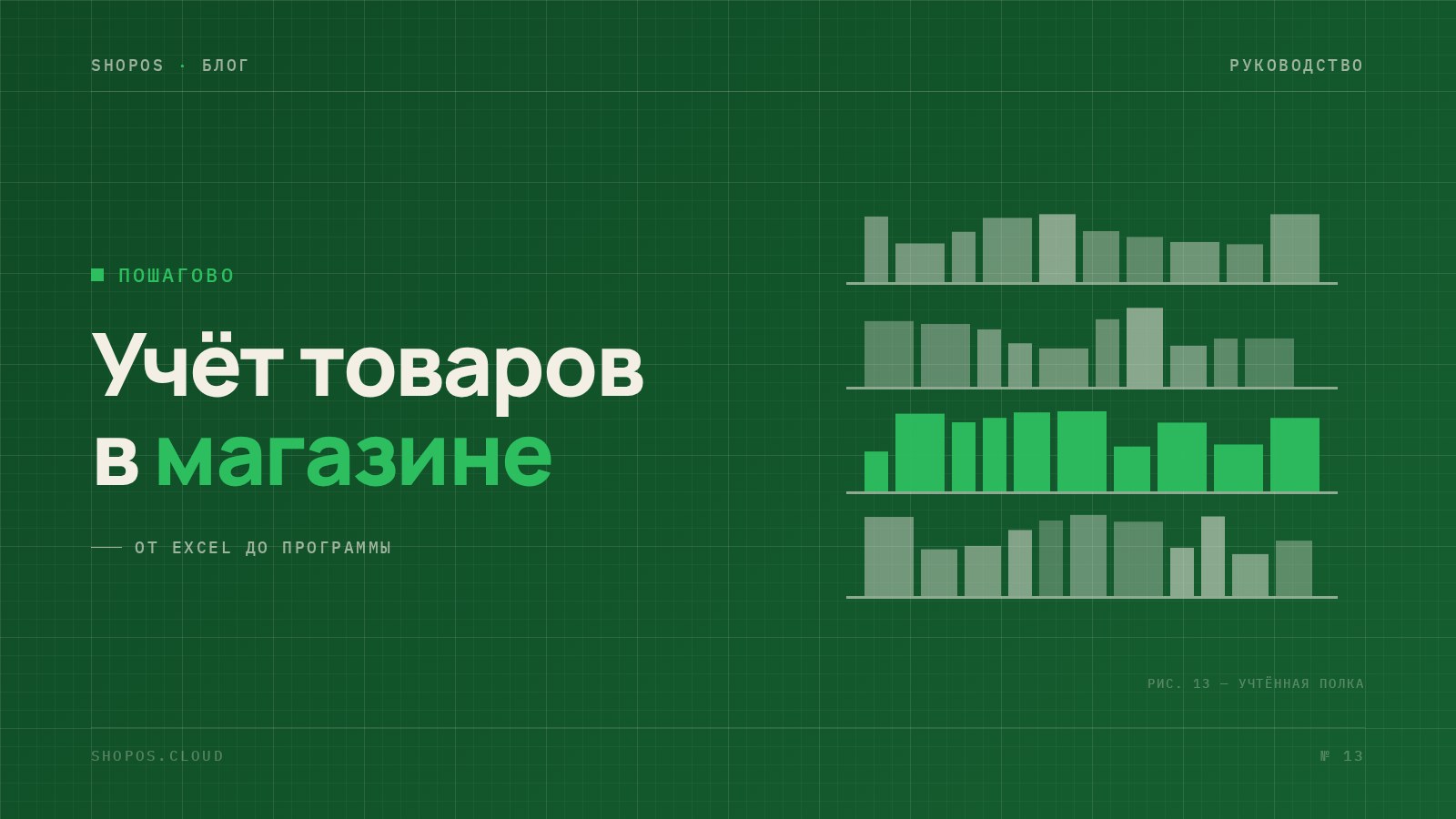 Учёт товаров в магазине